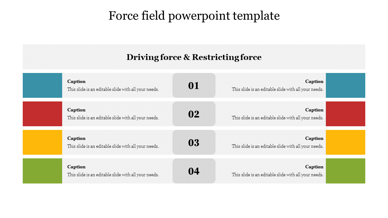 Force field powerpoint template